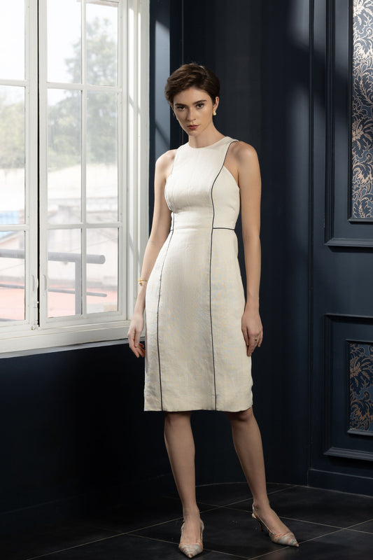 Audrey Chic Off white Dress