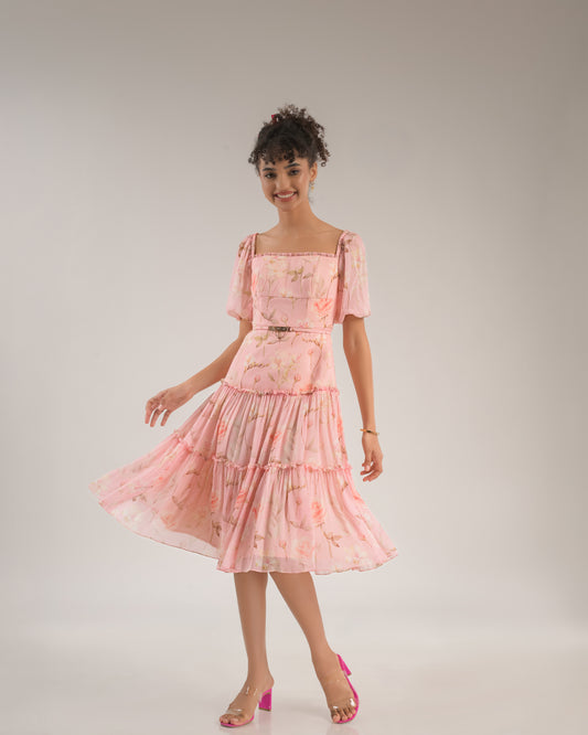 Dahlia Pink Floral V2