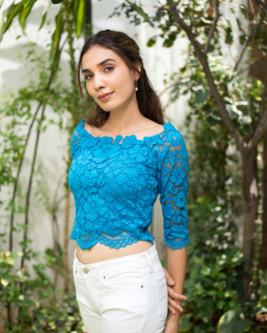 Charolette Blue Top