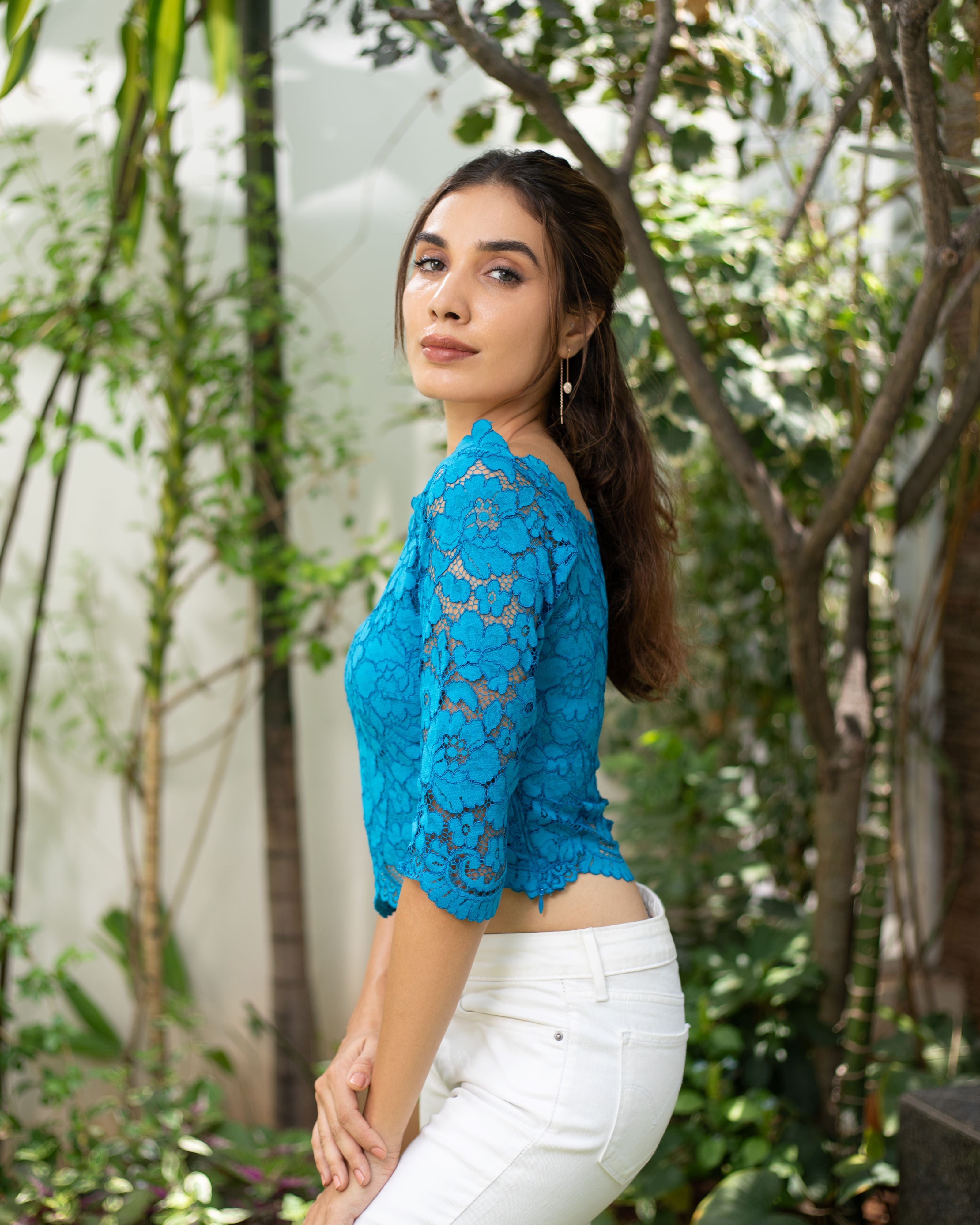 Charolette Blue Top