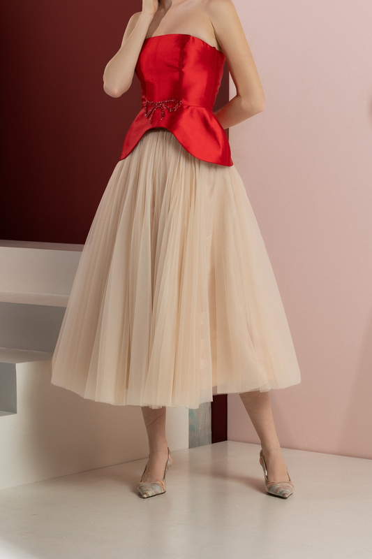 Charolette Cream Skirt