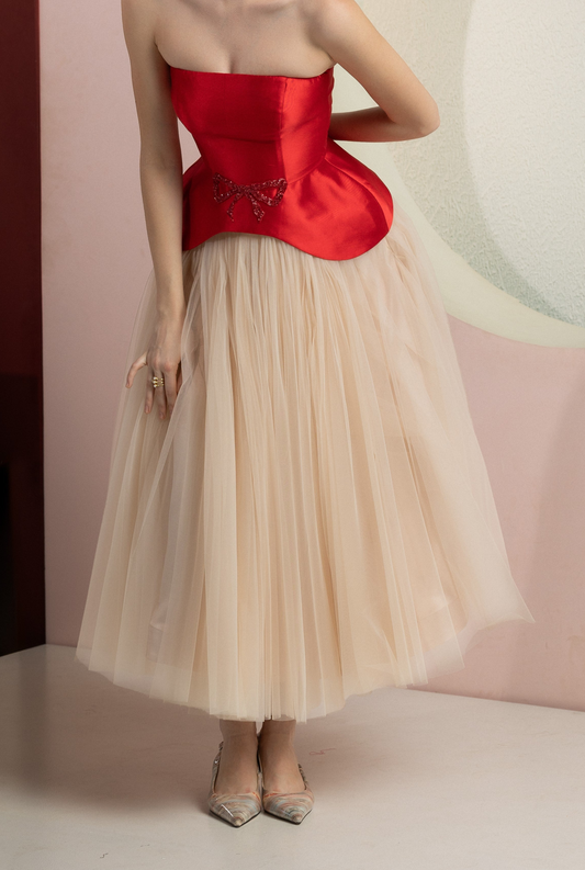 Charolette Cream Skirt